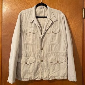 Bugatchi Men’s khaki utility jacket Size Medium